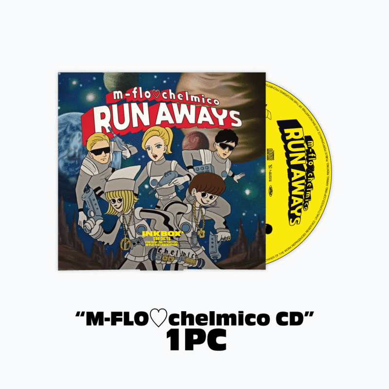 m-flo loves chelmico 「RUN AWAYS」 Inkbox Special Pack